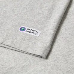 Wimbledon Womens Championships Logo T-Shirt - Grey-Women Tops & T-Shirts