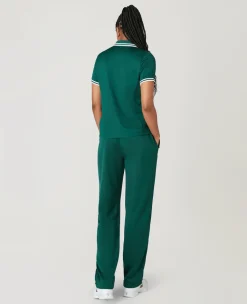 Wimbledon Women's Core Performance Polo - Green-Women Tops & T-Shirts