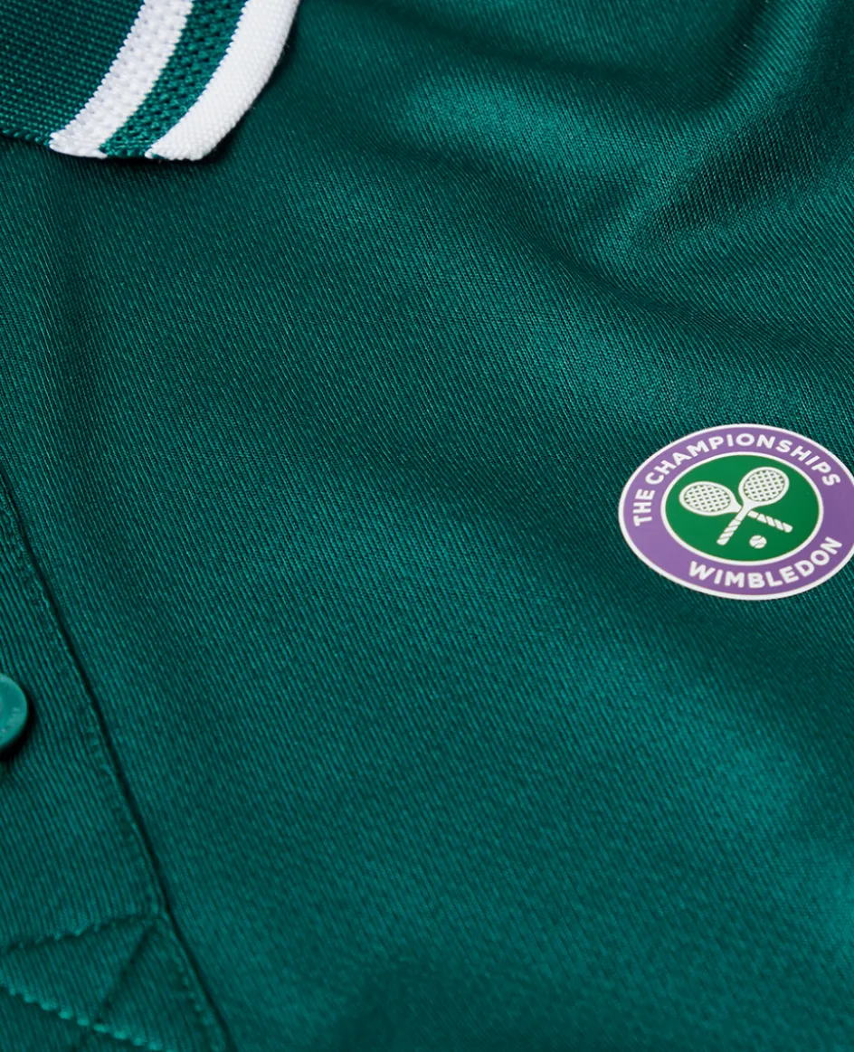Wimbledon Women's Core Performance Polo - Green-Women Tops & T-Shirts