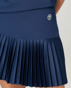 Wimbledon Women's Core Performance Skort - Navy-Women Dresses & Skorts|Dresses & Skirts