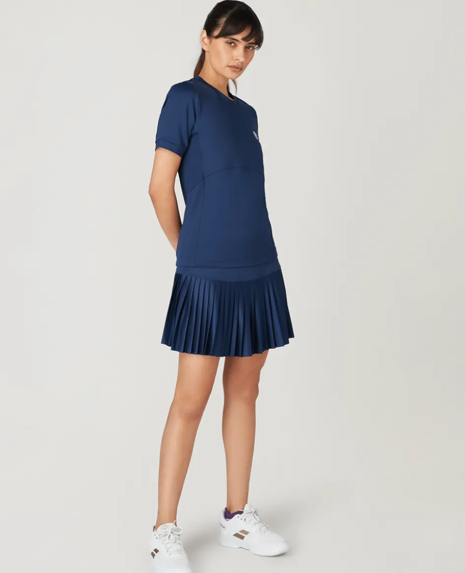 Wimbledon Women's Core Performance Skort - Navy-Women Dresses & Skorts|Dresses & Skirts