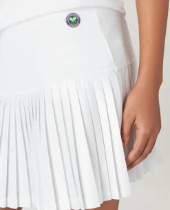 Wimbledon Women's Core Performance Skort - White-Women Dresses & Skorts|Dresses & Skirts