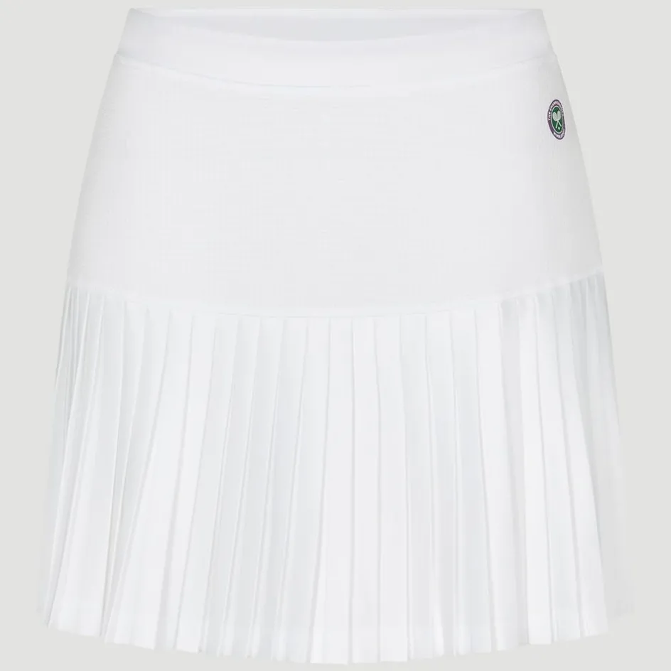 Wimbledon Women's Core Performance Skort - White-Women Dresses & Skorts|Dresses & Skirts