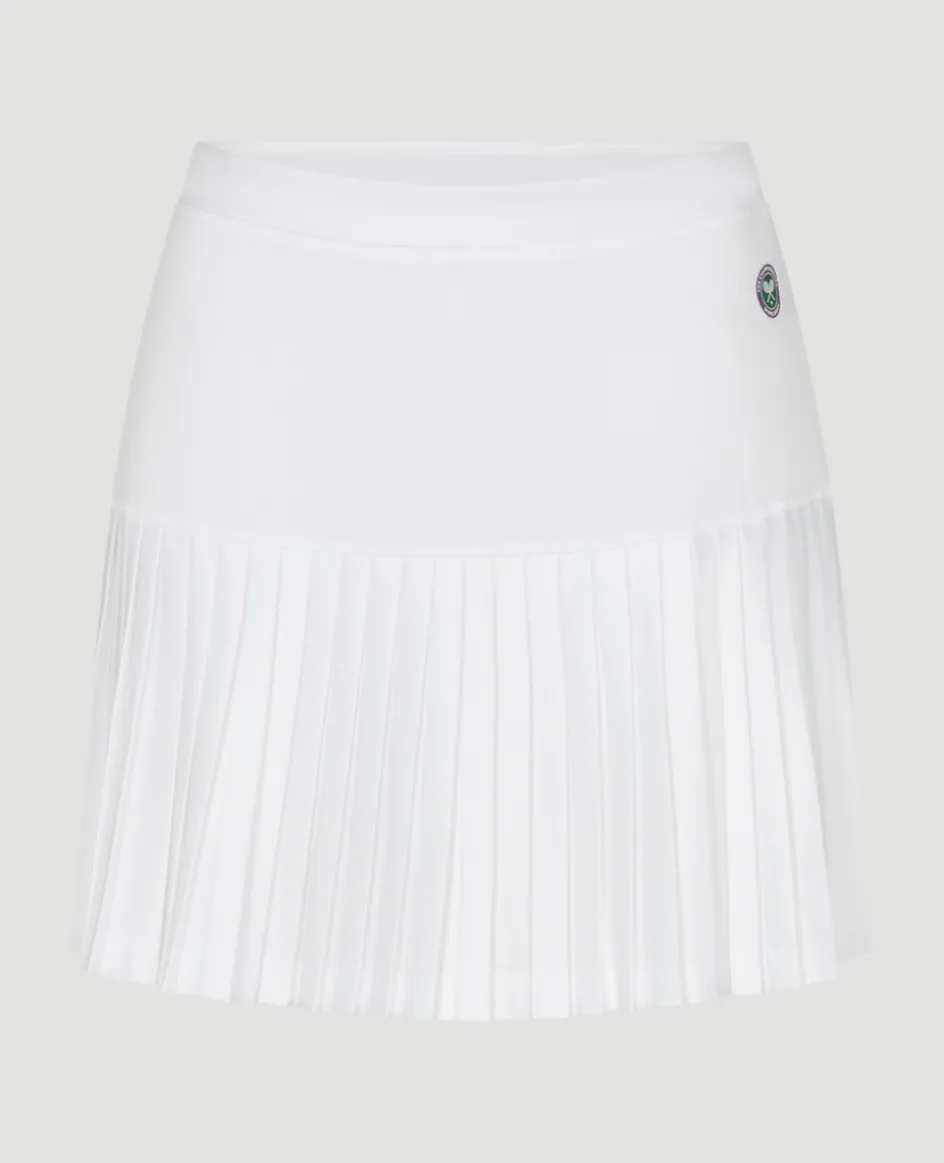 Wimbledon Women's Core Performance Skort - White-Women Dresses & Skorts|Dresses & Skirts