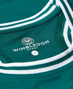 Wimbledon Women's Core Performance Tank - Green-Women Tops & T-Shirts