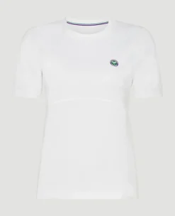 Wimbledon Women's Core Performance Tee - White-Women Tops & T-Shirts|Tops & T-Shirts