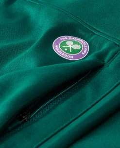 Wimbledon Women's Core Performance Track Pant in Green-Women Trousers & Shorts