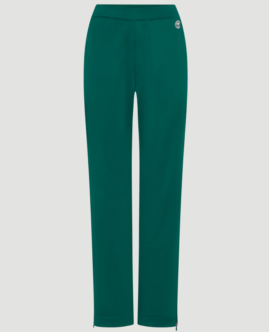 Wimbledon Women's Core Performance Track Pant in Green-Women Trousers & Shorts