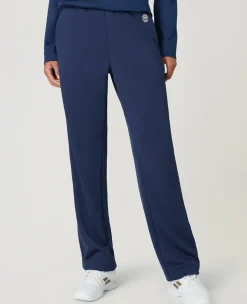 Wimbledon Women's Core Performance Track Pant - Navy-Women Trousers & Shorts|Trousers & Shorts