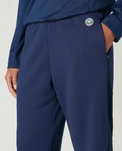 Wimbledon Women's Core Performance Track Pant - Navy-Women Trousers & Shorts|Trousers & Shorts