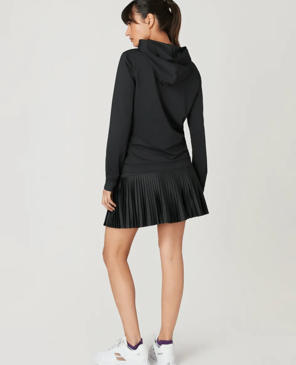 Wimbledon Womens Light Performance Hoody - Black-Women Sweatshirts & Hoodies|Sweatshirts & Hoodies