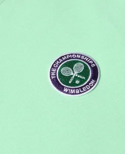 Wimbledon Womens Logo Badge T-Shirt - Green-Women Tops & T-Shirts