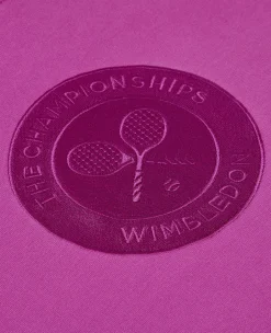 Wimbledon Womens Logo Hoodie - Purple-Women Sweatshirts & Hoodies