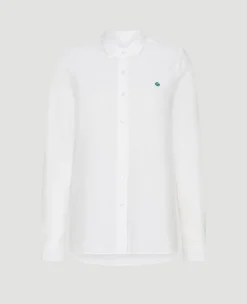 Wimbledon Womens Oxford Shirt - White-Women Tops & T-Shirts