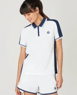 Wimbledon Womens Panel Polo - Multi-Women Tops & T-Shirts|Tops & T-Shirts
