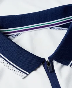 Wimbledon Womens Panel Polo - Multi-Women Tops & T-Shirts|Tops & T-Shirts