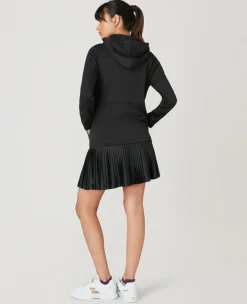 Wimbledon Womens Performance Hoody - Black-Women Sweatshirts & Hoodies|Sweatshirts & Hoodies
