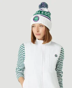 Wimbledon Womens Performance Lightweight Gilet - White-Women Jackets & Coats