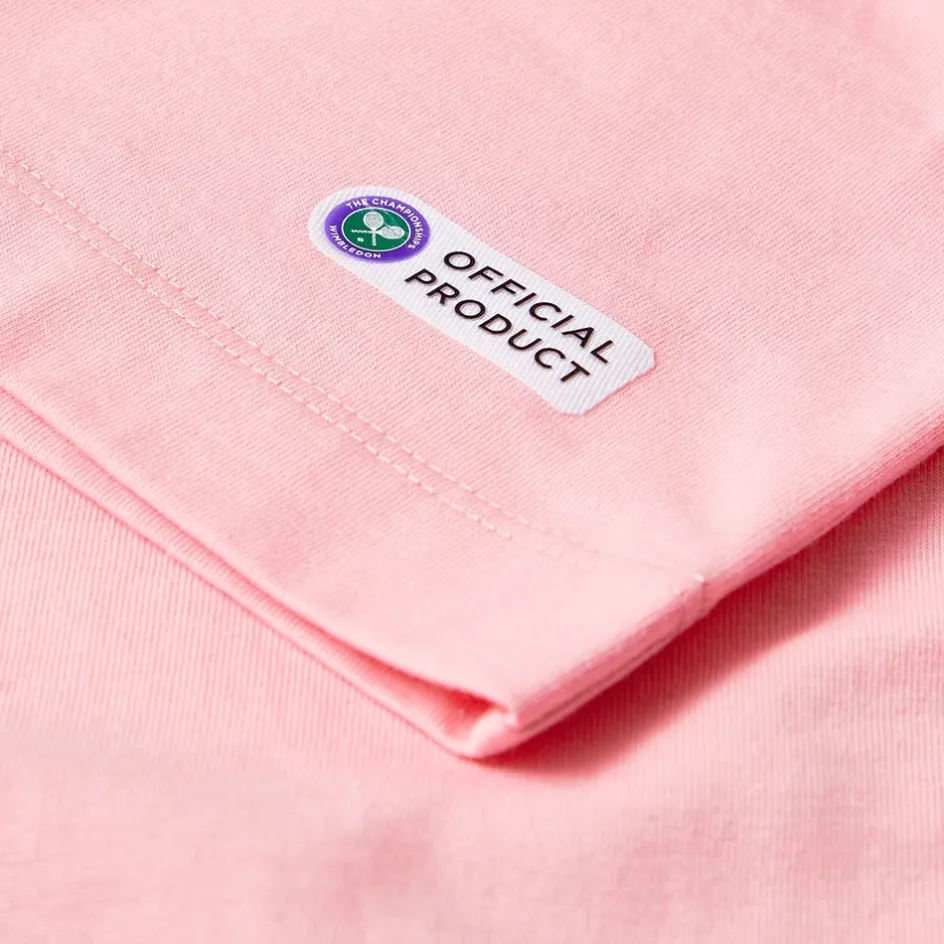 Wimbledon Women's 2023 Roundel T-Shirt - Pink-Women Tops & T-Shirts