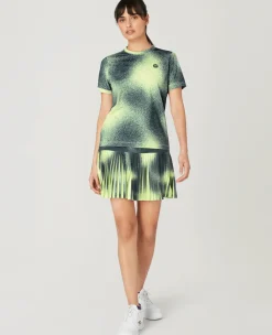 Wimbledon Womens Spray Performance T-Shirt - Lime-Women Tops & T-Shirts|Tops & T-Shirts